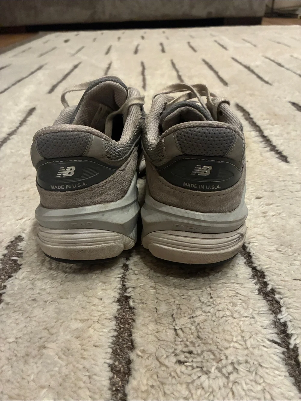 New Balance Women’s Grey & Black Casual Sneakers